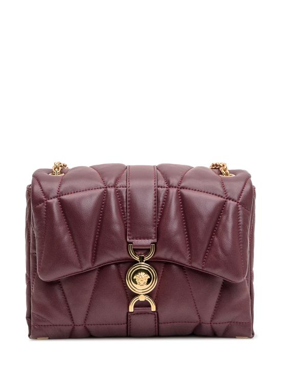 25SS 베르사체 숄더백 10159641A12973 1RC3V DARK BURGUNDY VERSACE GOLD