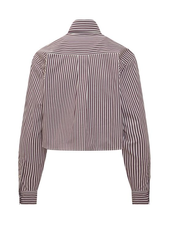 25FW 이자벨마랑 셔츠 24ACH0179FAB1I01I ECBY ECRU BURGUNDY - ISABEL MARANT