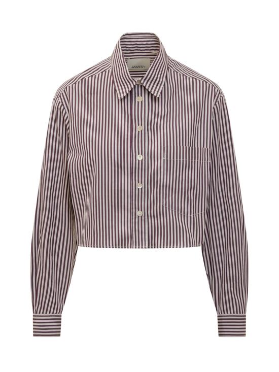 25FW 이자벨마랑 셔츠 24ACH0179FAB1I01I ECBY ECRU BURGUNDY