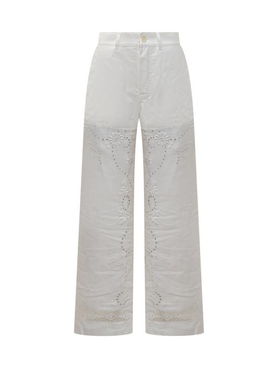 25SS 마린세르 스트레이트 팬츠 UPA056A WH10 WHITE