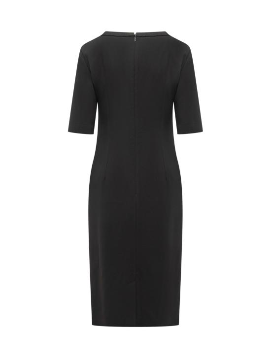 24FW 베르사체 미디 원피스 10164091A02395 1B000 BLACK - VERSACE