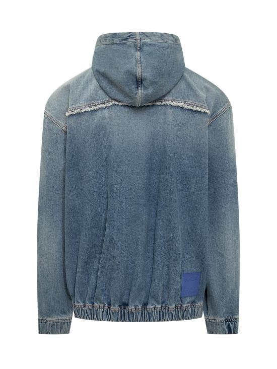  마르셀로 불론 데님 자켓 CMYE01CS24DEN001 3400 INDIGO - MARCELO BURLON