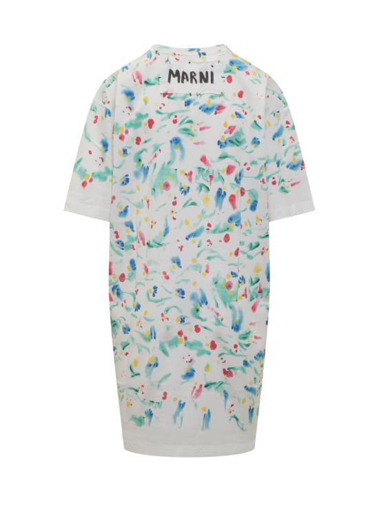  마르니 미디 원피스 ABJE1203PXUSS010 SPW01 LILY WHITE - MARNI