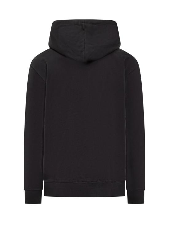 25SS JW앤더슨 로고 패치 포켓 후드 티셔츠 JW0214PG1632 999 BLACK - JW ANDERSON