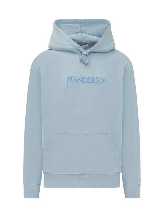 25SS JW앤더슨 로고 패치 포켓 후드 티셔츠 JW0214PG1632 806 PALE BLUE