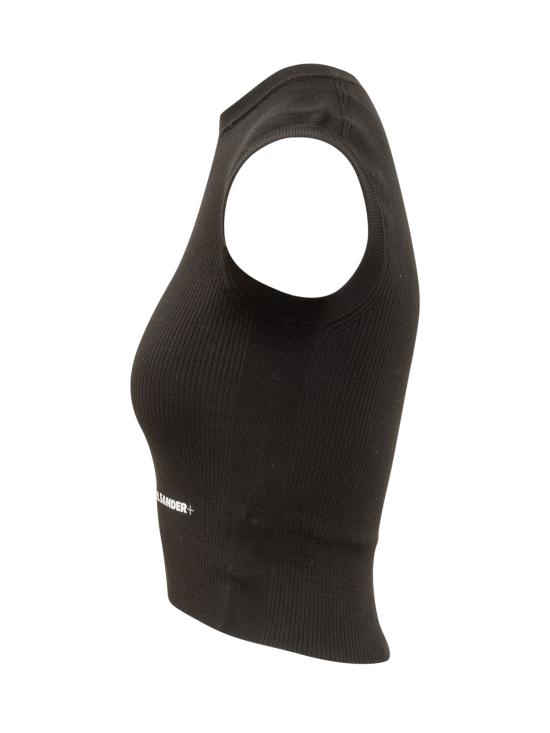  질샌더 민소매 티셔츠 J40NC0120J15410 001 NERO - JIL SANDER