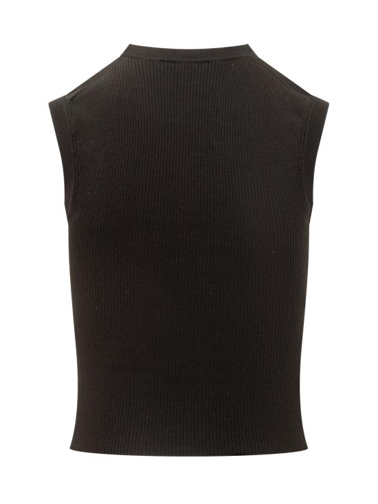  질샌더 민소매 티셔츠 J40NC0120J15410 001 NERO - JIL SANDER