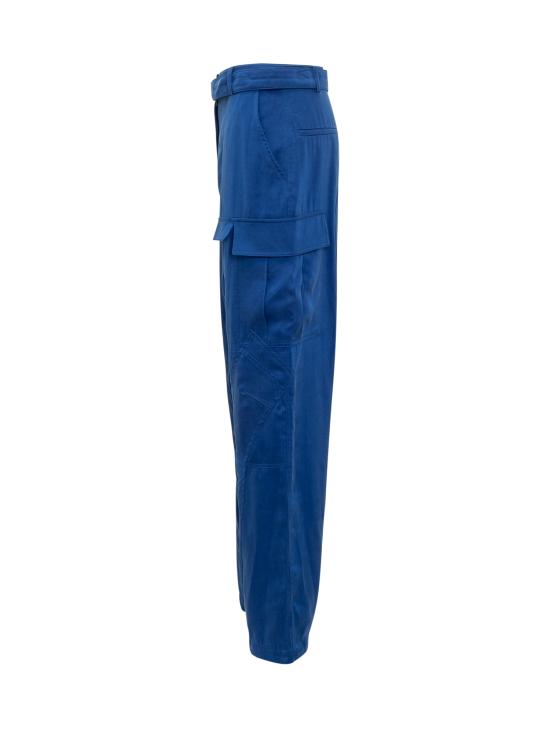 25SS 살바토레 페라가모 스트레이트 팬츠 13G795 0381494 KLEIN BLUE - SALVATORE FERRAGAMO