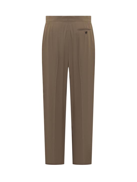 25SS 살바토레 페라가모 스트레이트 팬츠 13G870 0387477 LEAD GREEN - SALVATORE FERRAGAMO