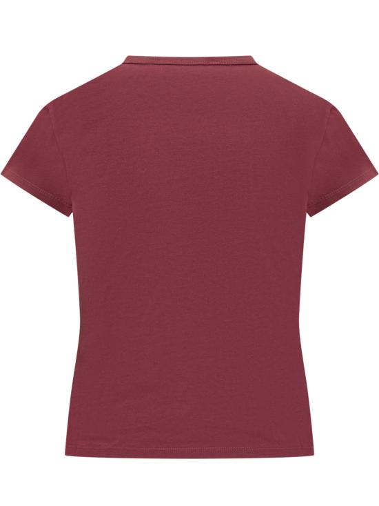 25FW 디 아티코 반팔 티셔츠 251WCT00357JJJ025AA 114 BURGUNDY - THE ATTICO