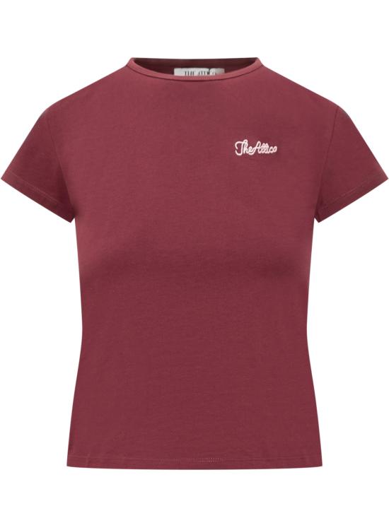 25FW 디 아티코 반팔 티셔츠 251WCT00357JJJ025AA 114 BURGUNDY