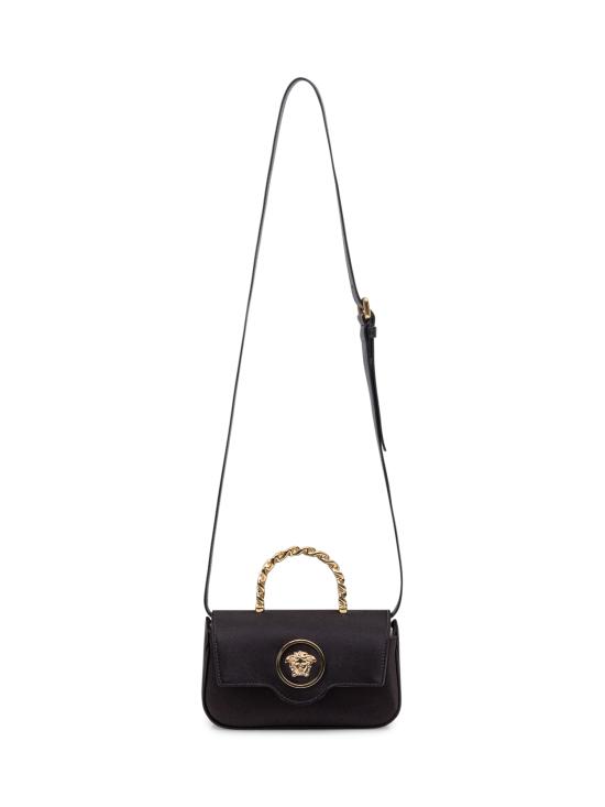 25FW 베르사체 토트백 10134391A14328 1B00V BLACK VERSACE GOLD - VERSACE