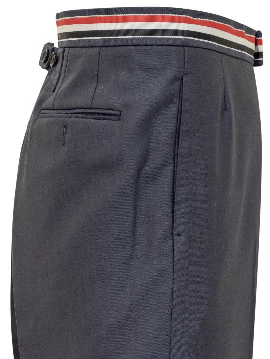  톰브라운 스트레이트 팬츠 MTC208AF0371 440 DEEP BLUE - THOM BROWNE