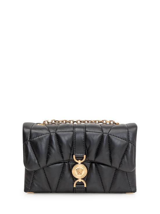 25FW 베르사체 토트백 10177401A12975 1B00V BLACK VERSACE GOLD