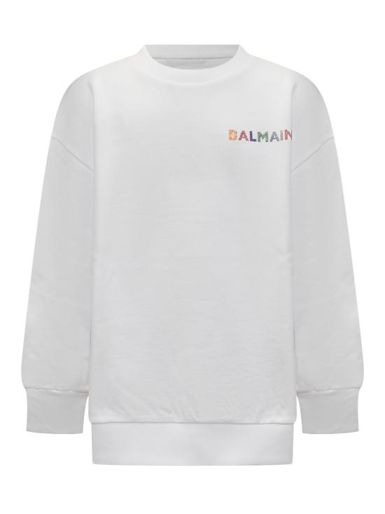 25FW [키즈] 발망 트레이닝 상의 BX4A70Z3183 100MC WHITE COLOURFUL