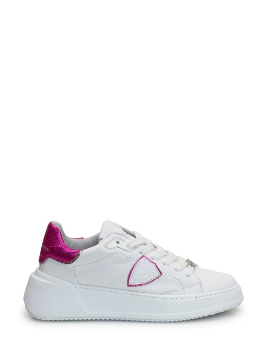  필립모델 스니커즈 BJLD WM01 DOUX METAL BLANC FUCSIA