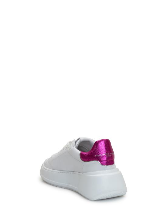 필립모델 스니커즈 BJLD WM01 DOUX METAL BLANC FUCSIA - PHILIPPE MODEL