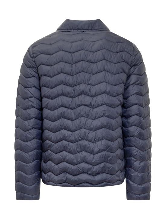 25SS 까웨 숏패딩 K7124YW K89 BLUE DEPTH - K-WAY