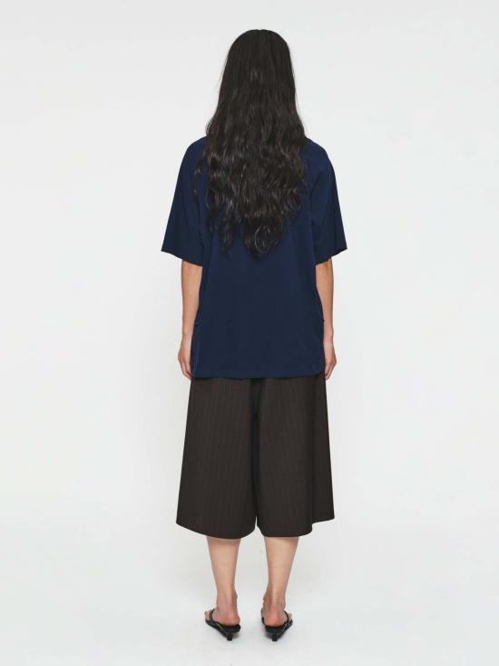  6397 블라우스 인사이드 아웃 V넥 탑 - 6397