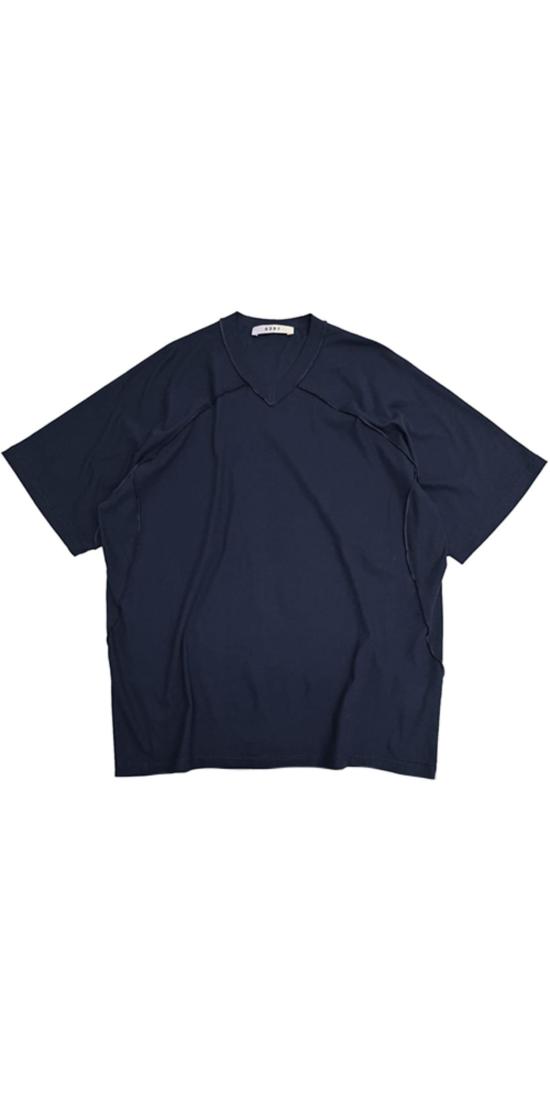  6397 블라우스 인사이드 아웃 V넥 탑 - 6397