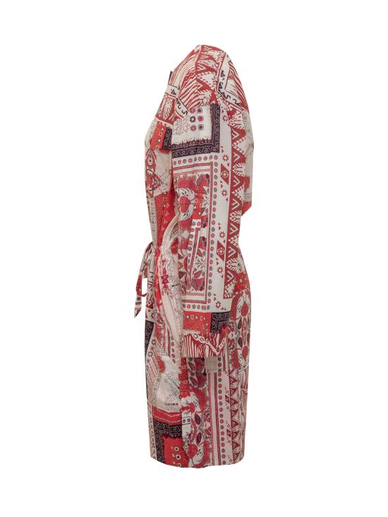 25SS 이자벨마랑 원피스 25PCB0030FBC1J16E RDEC RED ECRU - ISABEL MARANT