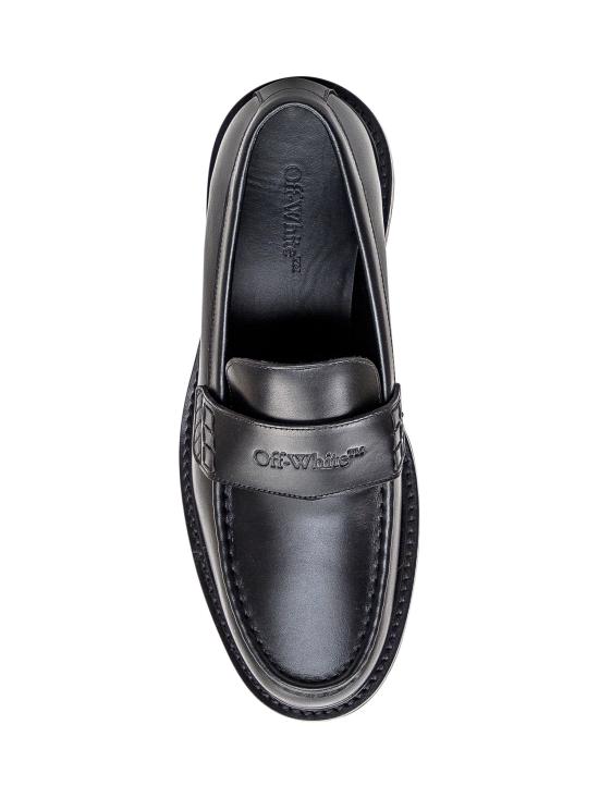  오프화이트 로퍼 OMIG009C99LEA001 1010 BLACK - OFF WHITE