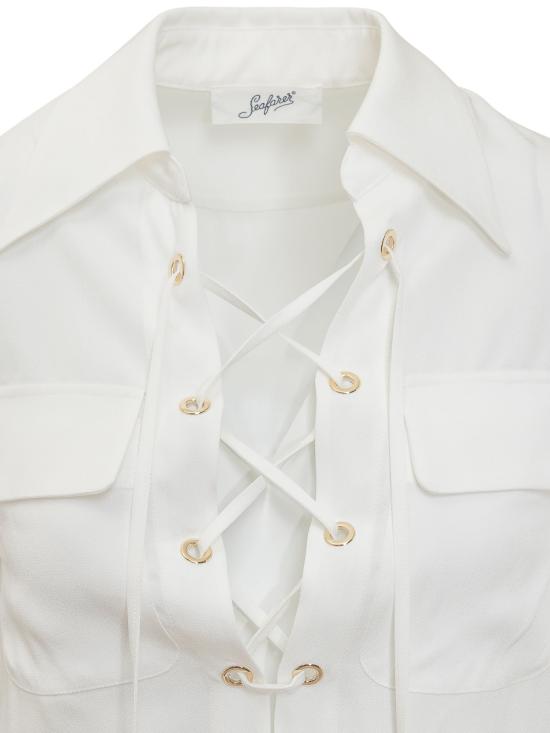 씨페러 블라우스 SWC0021TAF0001000 9003 BIANCO - THE SEAFARER
