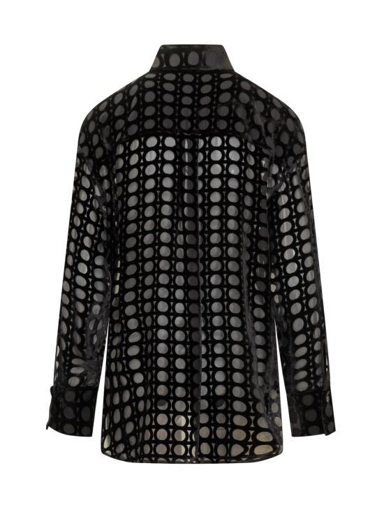 25FW 살바토레 페라가모 셔츠 13H0260782997 001 NERO - SALVATORE FERRAGAMO