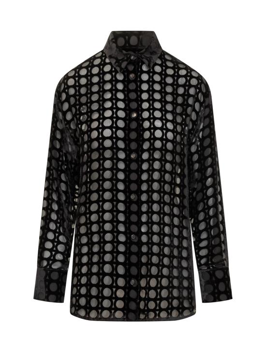 25FW 살바토레 페라가모 셔츠 13H0260782997 001 NERO