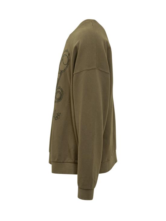  팜앤젤스 긴팔 티셔츠 PMBA074E23FLE001 6010 BROWN BLACK - PALM ANGELS