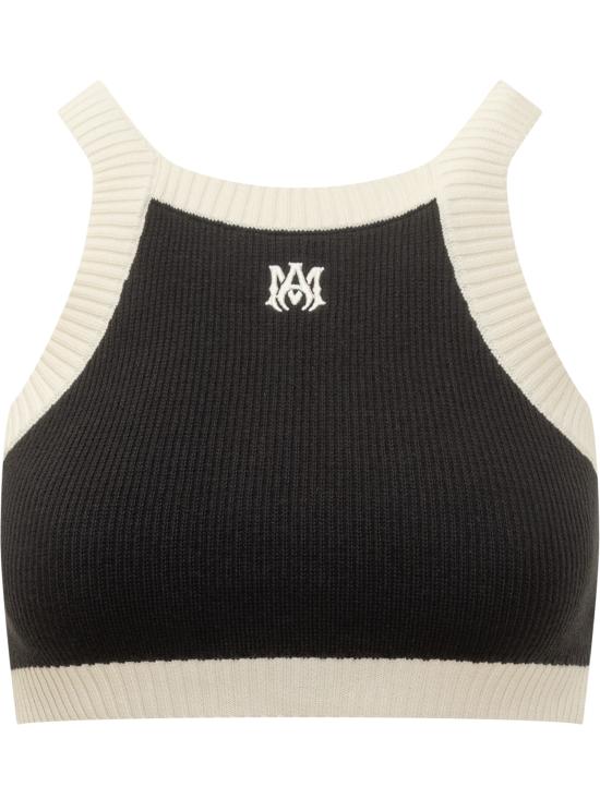 25FW 아미리 민소매 티셔츠 AWKNTT1025 BLACK