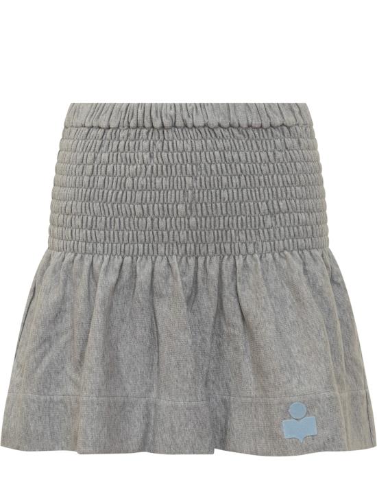 25FW 이자벨마랑에뚜왈 숏 스커트 25PJU0146FCA1M07E GYIB GREY ICE BLUE
