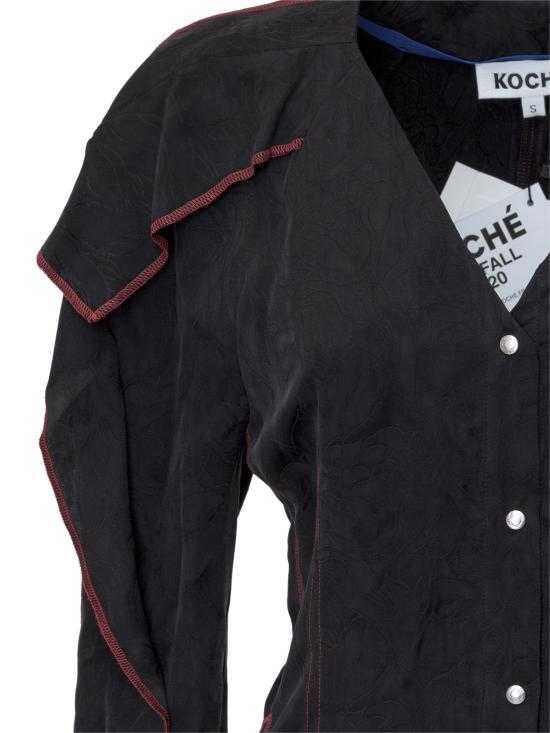  코셰 블라우스 SK1DL0003 S53248 NERO - KOCHÉ