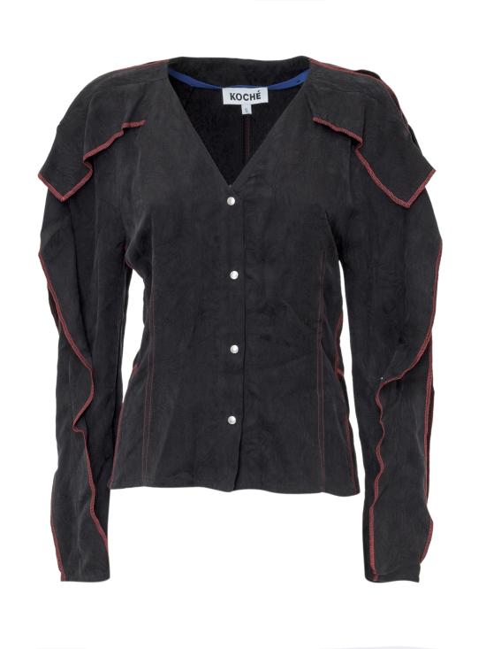  코셰 블라우스 SK1DL0003 S53248 NERO