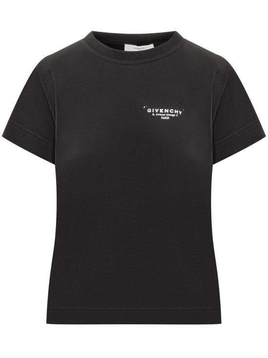 25FW 지방시 반팔 티셔츠 BW70FJP75N 001 BLACK