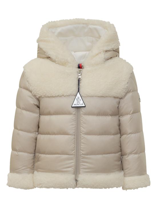 24FW [키즈] 몽클레어 패딩 J29511A00022595FE 268 BEIGE