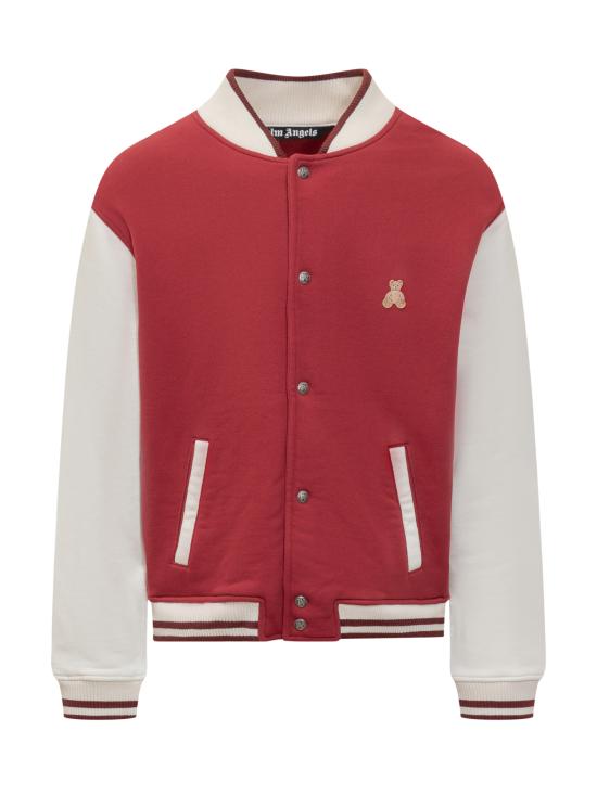 25SS 팜앤젤스 봄버 자켓 PMEK011S25FAB001 2503 RED OFF WHITE