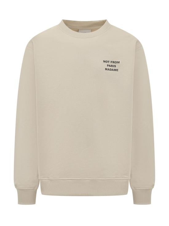 25FW 드롤드무슈 긴팔 티셔츠 PERMSW149CO127 MT MASTIC