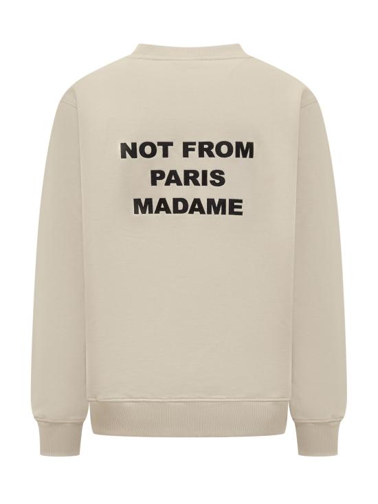 25FW 드롤드무슈 긴팔 티셔츠 PERMSW149CO127 MT MASTIC - DROLE DE MONSIEUR