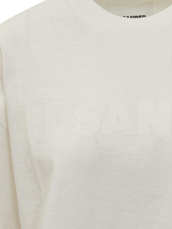 24FW 질샌더 반팔 티셔츠 J03GC0137J20243 102 PORCELAIN - JIL SANDER