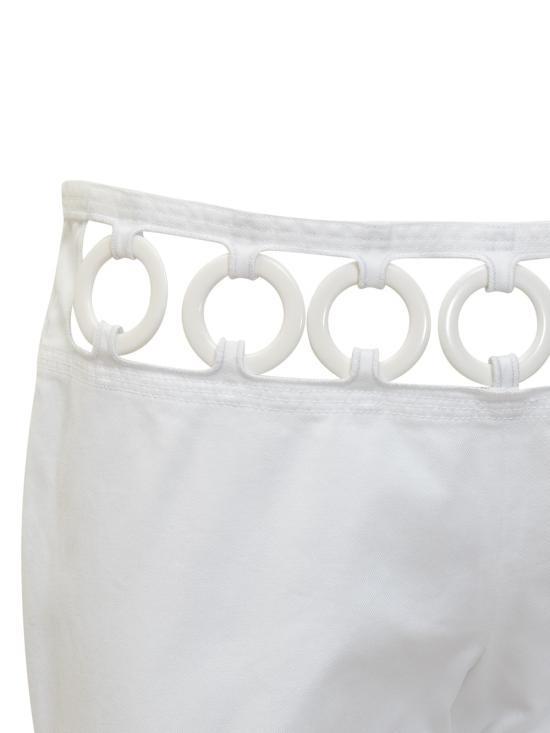  디스퀘어드2 스트레이트 팬츠 S72KA1234S39021 100 WHITE - DSQUARED2