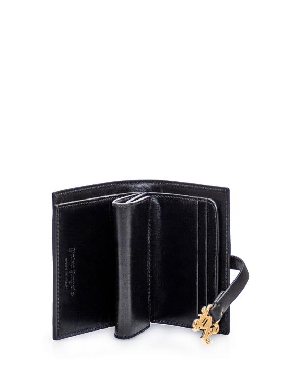  팜앤젤스 지갑 PWNC006S24LEA001 1076 BLACK GOLD - PALM ANGELS