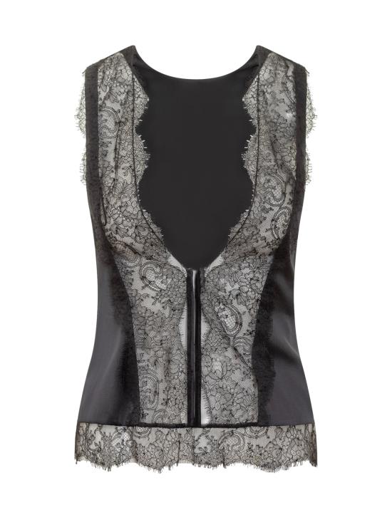 25FW 톰포드 민소매 티셔츠 TS2109FAX1095 LB999 BLACK