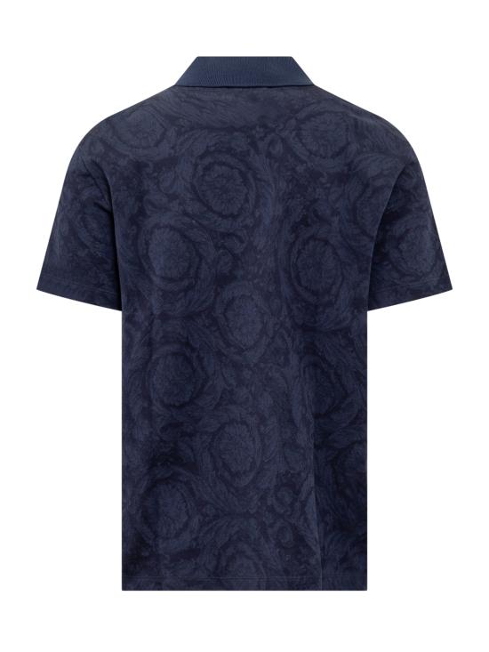 25SS 베르사체 폴로 티셔츠 10139061A09796 1UI20 NAVY BLUE - VERSACE