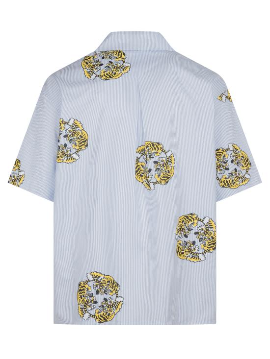 25SS 겐조 반팔 셔츠 FF55CH1309A5 64 SKY BLUE - KENZO