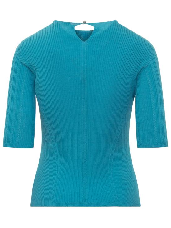  랑방 반팔 티셔츠 RWPO0001K004P24 220 POOL - LANVIN