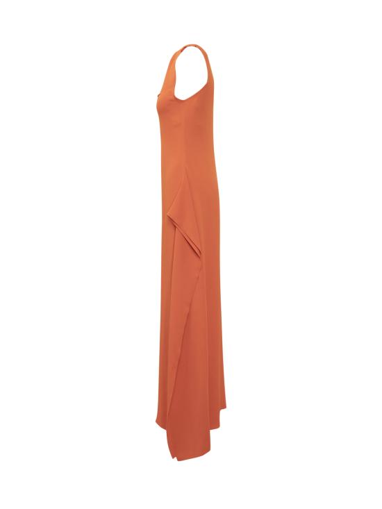  랑방 롱 원피스 RWDR00325648E23 95 BRIGHT ORANGE - LANVIN