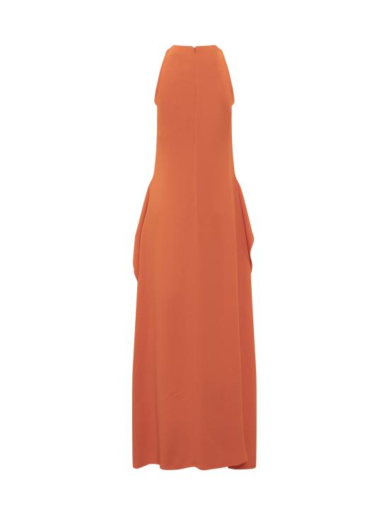 랑방 롱 원피스 RWDR00325648E23 95 BRIGHT ORANGE - LANVIN