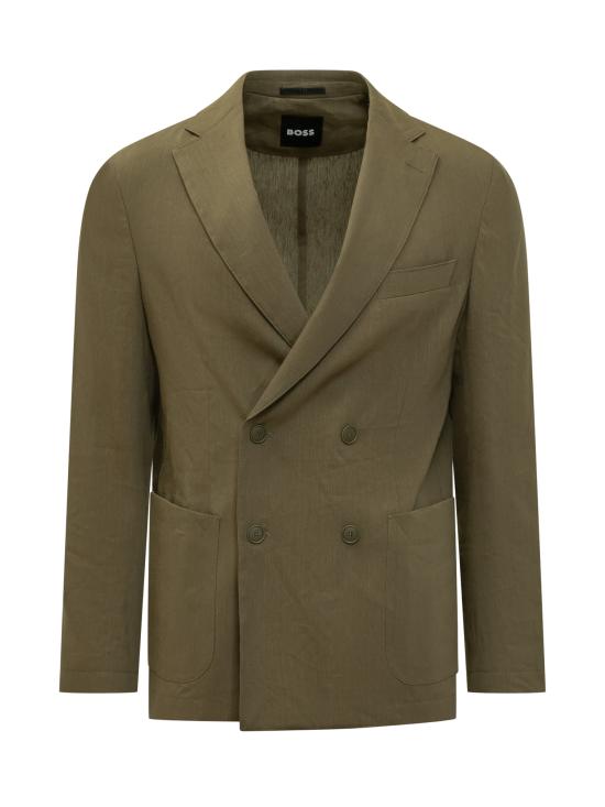 25SS 보스 수트 자켓 50540686 302 DARK GREEN