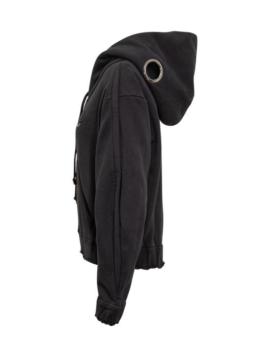 24FW 몽클레어 X 윌로우 스미스 긴팔 티셔츠 J209T8G00001899WC 999 NERO - MONCLER X WILLOW SMITH